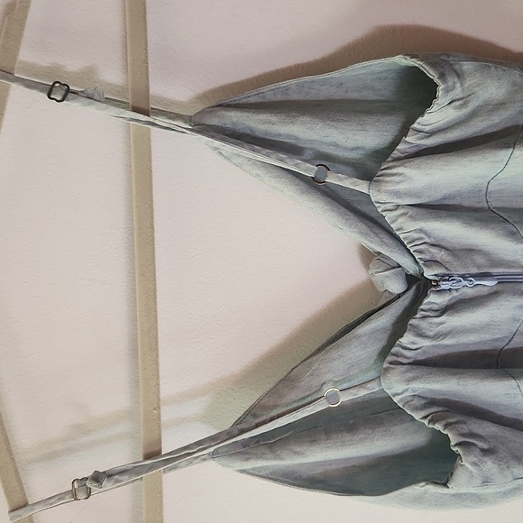 SHOW ME YOUR MUMU Paolo Playsuit in Shore Chambray Size XS - Picture 10 of 16